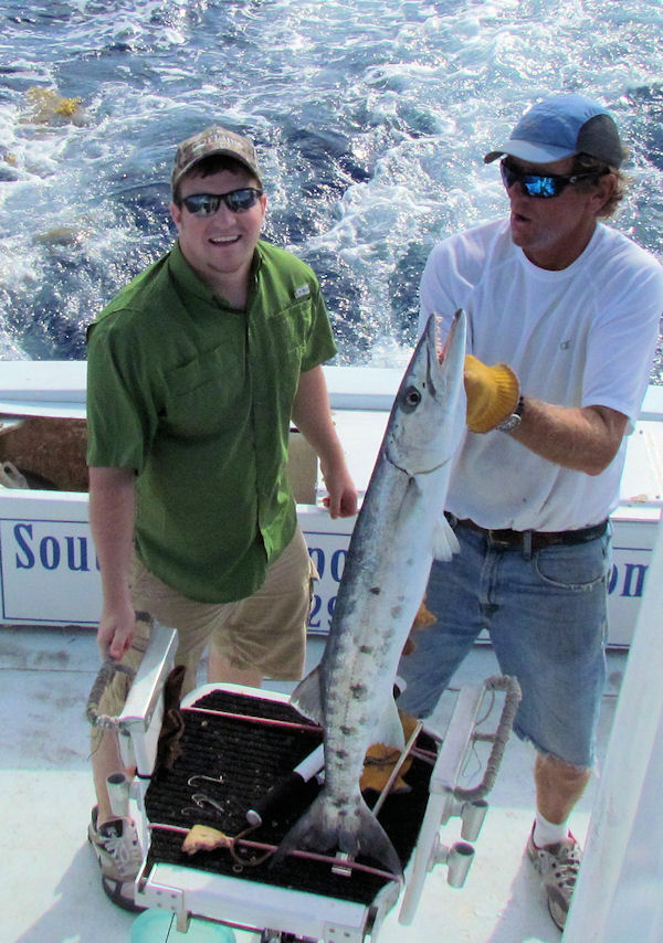 Barracuda caught in Key West fishing on charter boat Southbound from Charter Boat Row, Key West