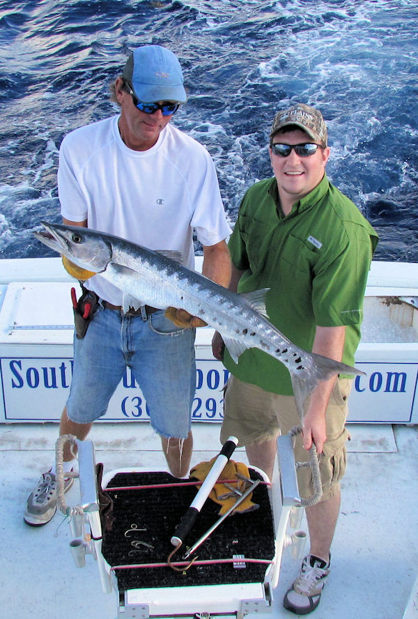Barracuda caught in Key West fishing on charter boat Southbound from Charter Boat Row, Key West