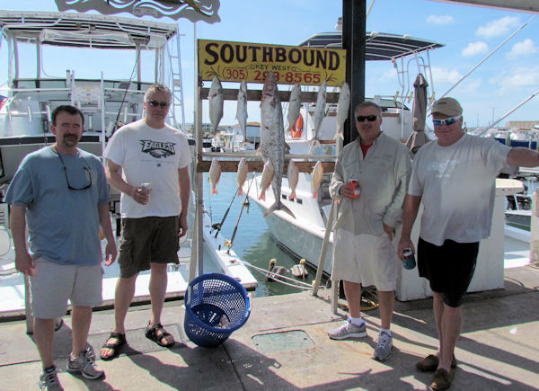 Fish caught fishing Key West on charter boat Southbound from Charter Boat Row Key West
