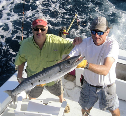 Barracuda caught and release in Key West fishing on Key West charter boat Southbound from Charter boat Row Key West