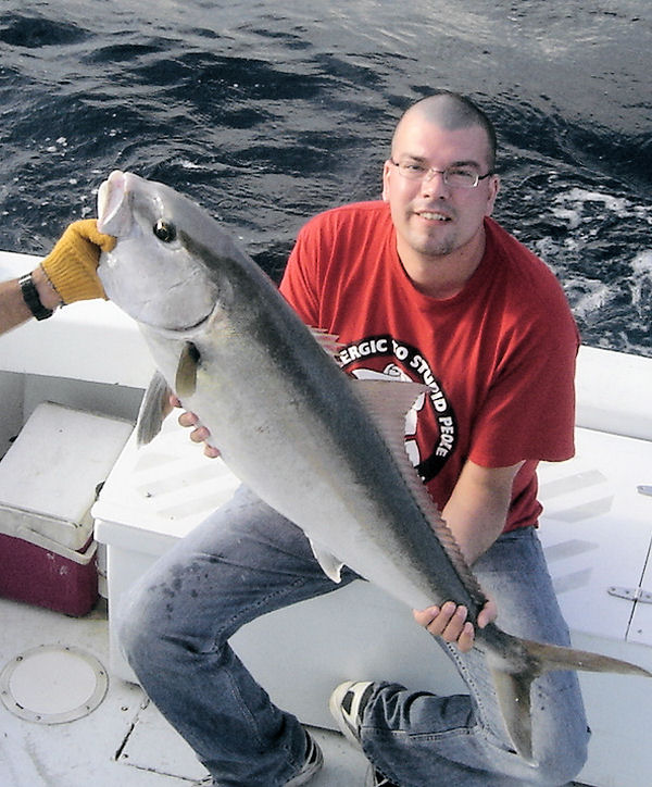 Amberjack  caugth in Key West fishing on Key West charter boat Southbound from Charter Boat Row