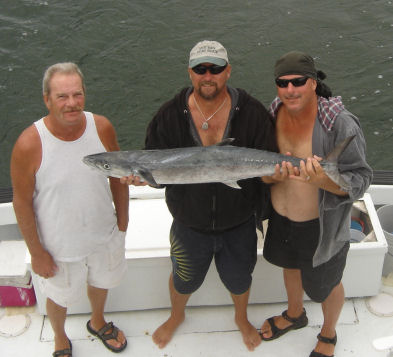21 lb King Mackerel caught fishing Key West on charter boat Southbound