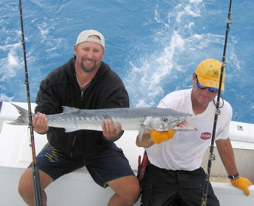 Barracuda caught fishing a Key West Charter on Southbound