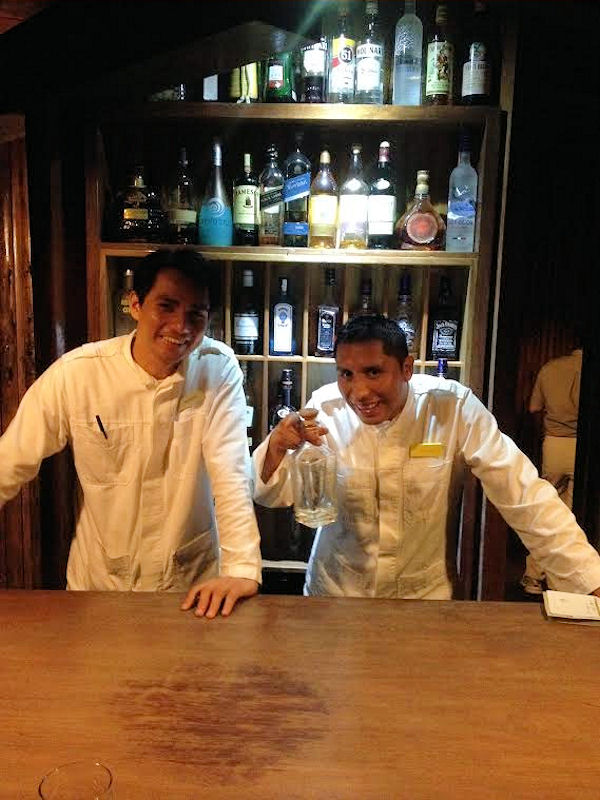 My Two favorite Bartenders in Peru
