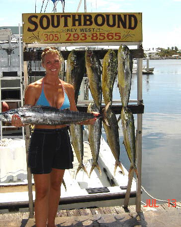 Good Dolphin caught aboard Southbound in Key West Florida in 2005