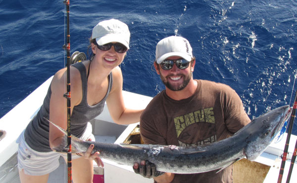 Barracuda caught in Key West fishing on charter boat Soutbhbound from Charter Boat Row Key West