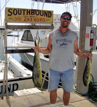Mahi Mahi Caught fishing with Charter Boat Southbound in Key West Florida