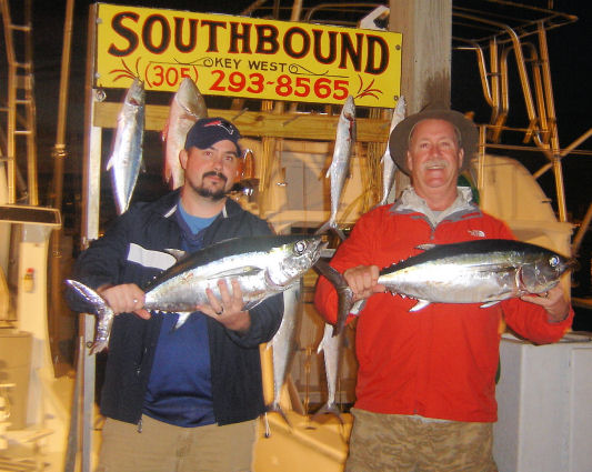 Black Fin Tunas caught fishing Key West on charter boat Southbound