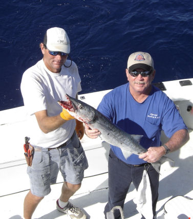 Barracuda caught fishing Key West waters on charter boat Southbound