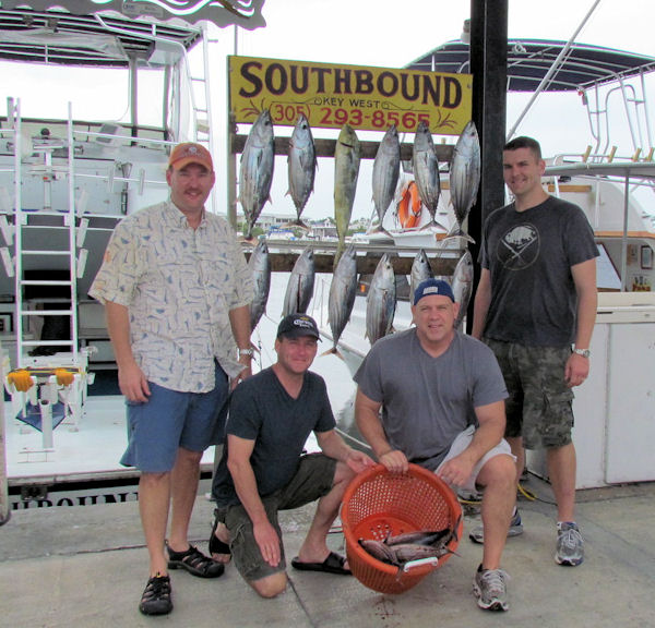 Tuna caught in Key West fishing on Charter boat Southbound