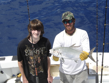 Amberjack caught fishing Key West on Charter Boat Soutbhound