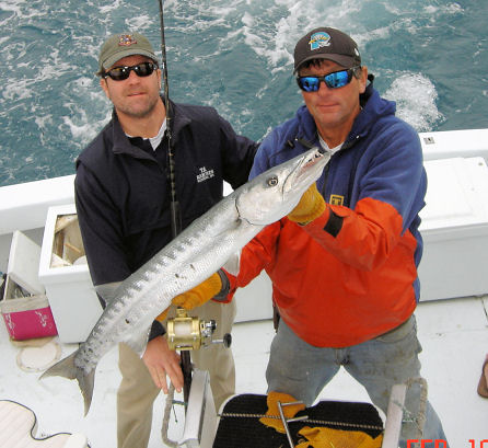 Barrauda caught deep sea fishing Key West, Florida on Key West Charter Boat Southbound from Charter Boat Row