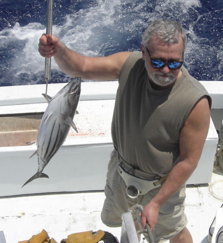 Skip Jack Tuna caught in Key West fishing on charter boat Southbound from Charter Boat Row Key West
