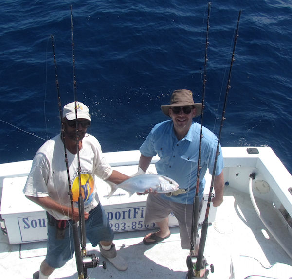 Amberjack caught in Key West fishing on charter boat Southbound from Charter Boat Row