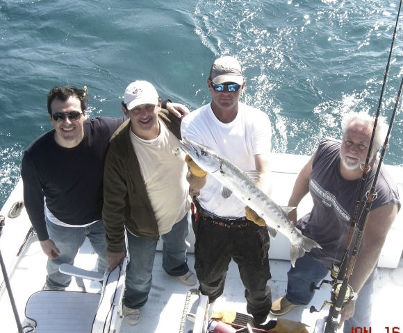 Big Barracuda caught on Key West charter fishing boat Southbound from Charter Boat Row, Key West