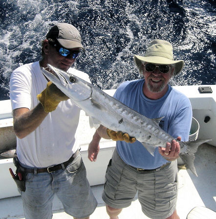 Barracuda caught in Key West fishing on Key West Charter fishing boat Southbound from Charter Boat Row Key West
