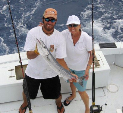 Barracuda caught in Key West, Florida fishing on charter boat Southbound
