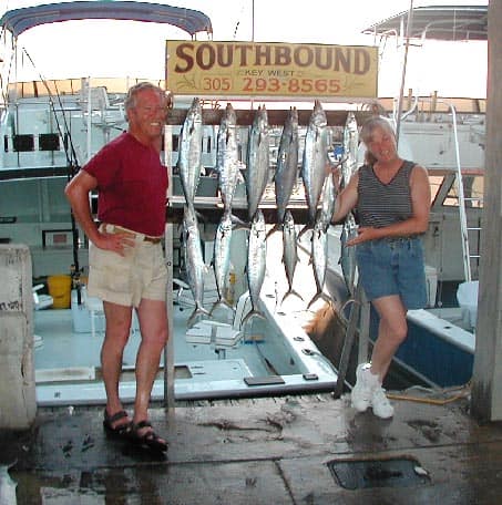 Great Mackerel action on the Reef in Key West