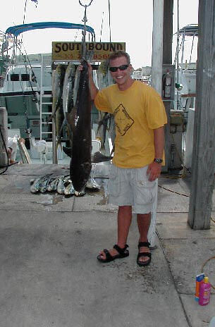 Best Cobia caught aboard Southbound in Key West Florida in 2004