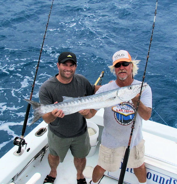 Nice barracuda Caught in Key West fishing on charter boat Southbound