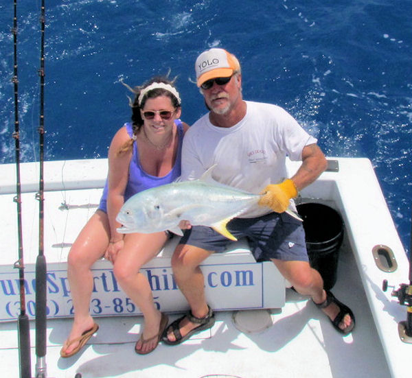 Cravalle jack Fish Caught in Key West fishing on charter boat Southbound