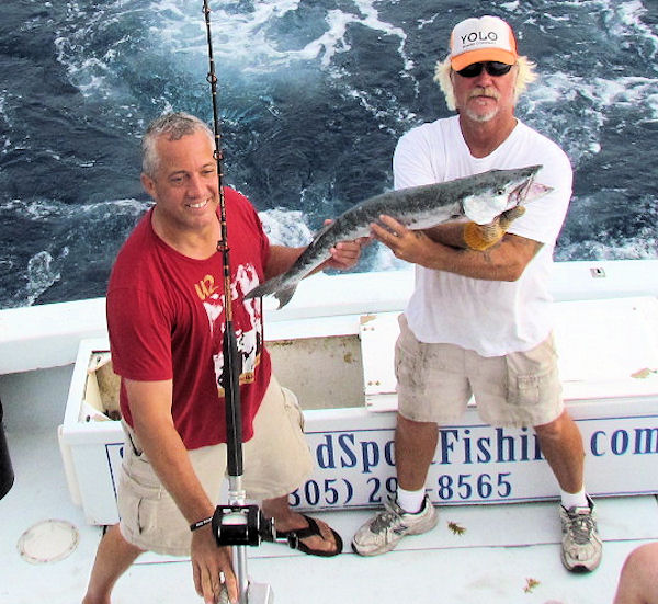 Barracuda Caught in Key West fishing on charter boat Southbound