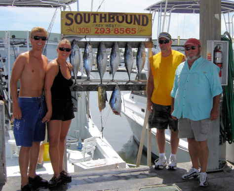 Caught Fishing Aboard Charter Boat Southbound Key West, Florida