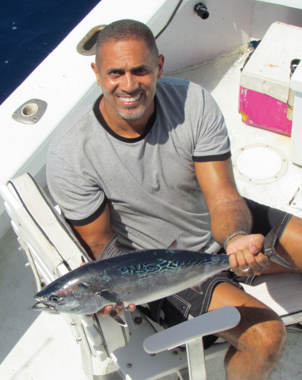  Bonito  caught in Key West fishing on charter boat Soutbhbound from Charter Boat Row Key West