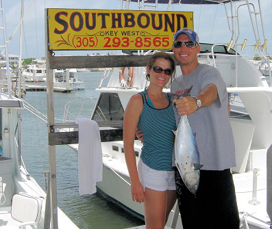 Bonito caught fishing Key West Florida on charter boat Southbound
