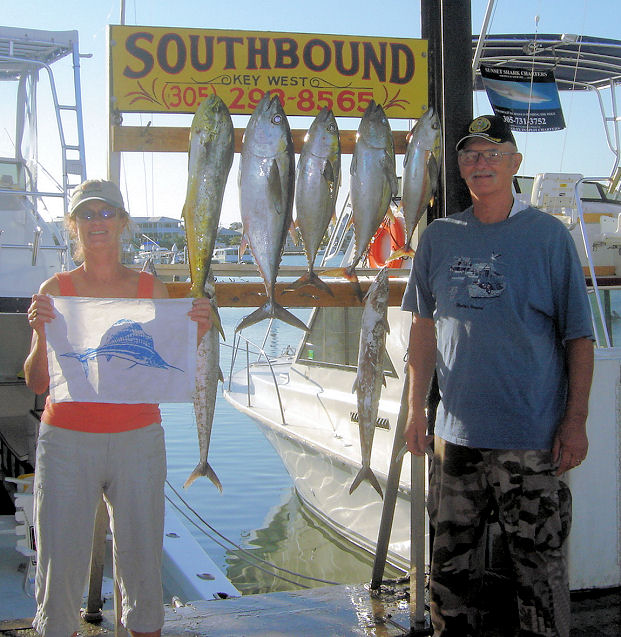 Fish  caught in Key West fishing on Key West charter boat Southbound from Charter Boat Row