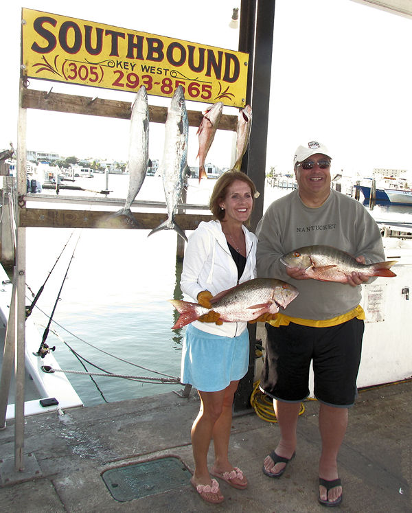 Mutton Snapper caught in Key West fishing on charter boat Southbound from Charter Boat Row Key West