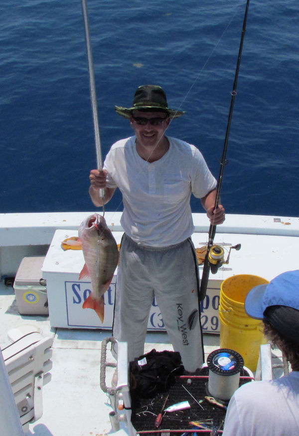 Mutton Snapper  caught in Key West fishing on charter boat Southbound from Charter Boat Row, Key West