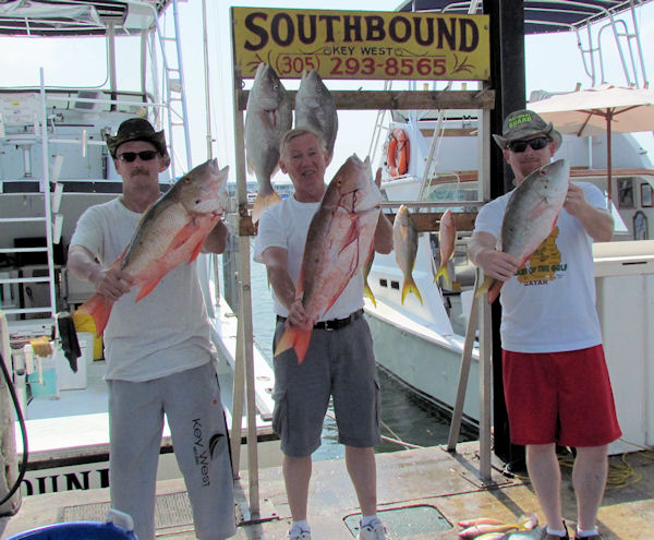 Mutton snapper caught in Key West fishing on charter boat Southbound from Charter Boat Row, Key West