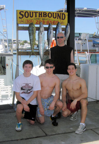 Fishl caught in Key West fishing on Key West Charter Fishing boat Southbound from Charter Boat Row, Key West