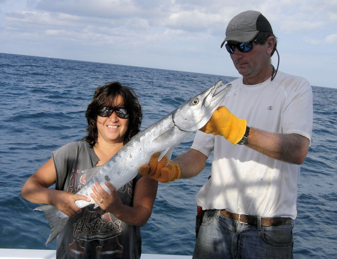 Barracuda caught in Key West Fishing on charter boat Southbound from Charter Boat Row, Key West