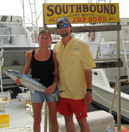 Mackerel caught fishing Key West Florida on charter boat Southbound