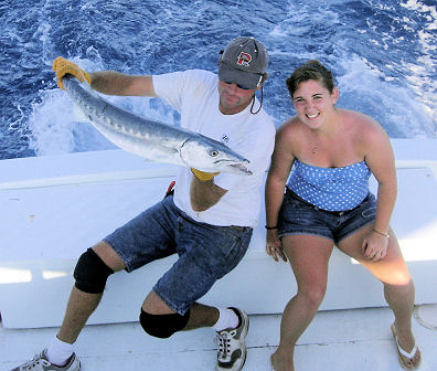 Barracuda caught fishing Key West on charter boat Southbound
