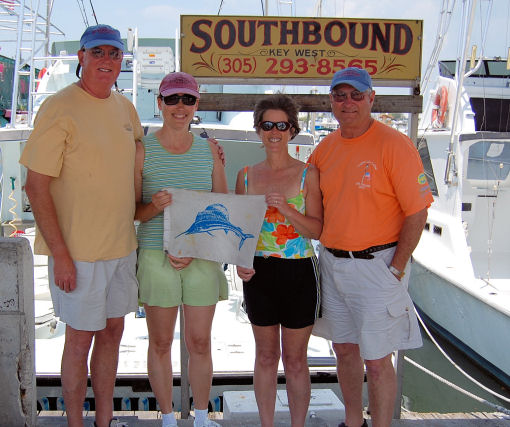  Sailfish caught aboard the Southbound in Key West, Florida