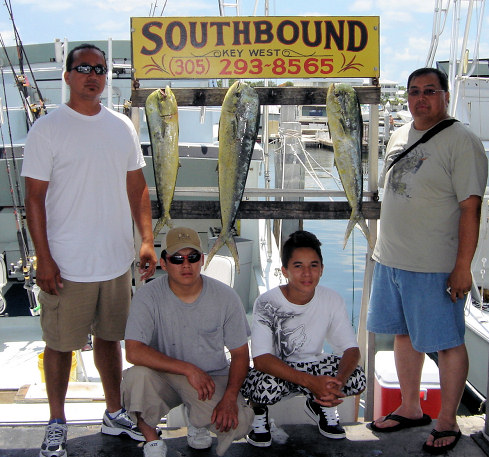 Fish caught fishing in Key West Florida on charter boat Southbound