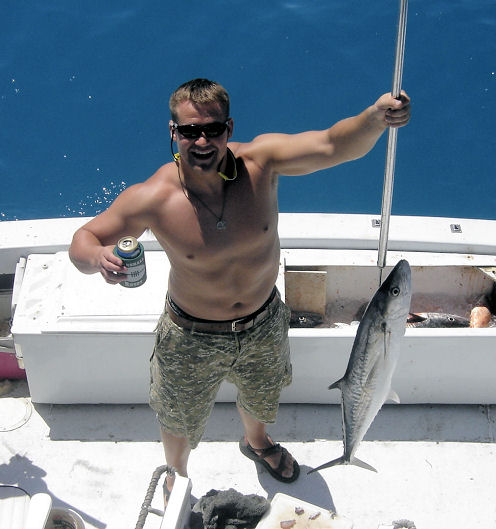 Kingfish  caught in Key West fishing on Key West charter boat Southbound from Charter Boat Row Key West