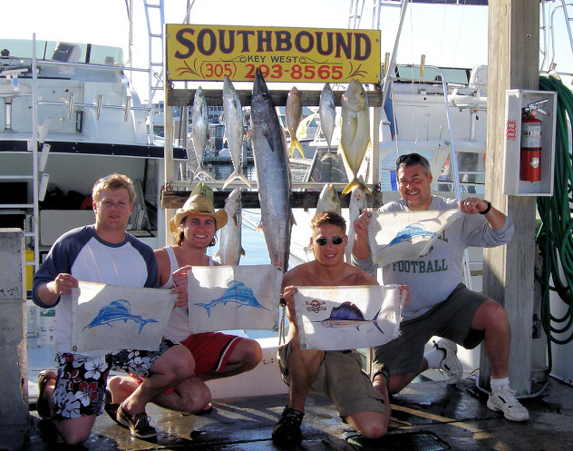 Fish caught fishing aboard charter boat Southbound in Key West, Florida