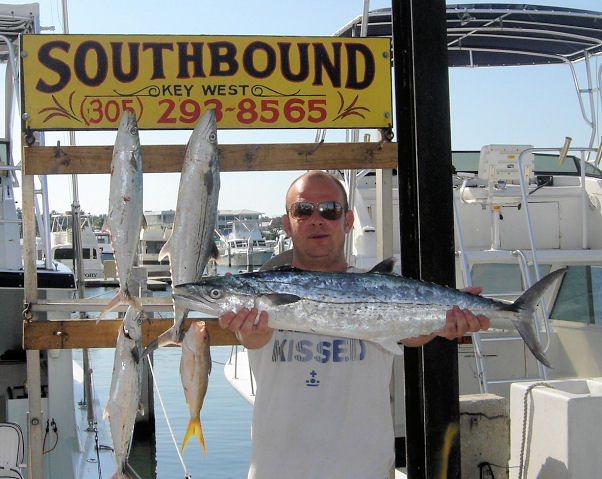 hugh Cero Mackerel caught in Key West Fishing on charter boat Southbound from Charter Boat Row, Key West