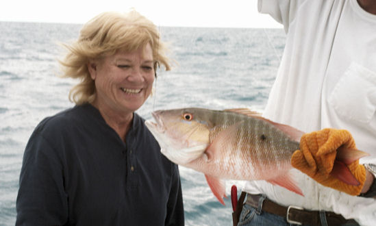 Mutton Snapper caught fishing Key West on charter boat Southbound