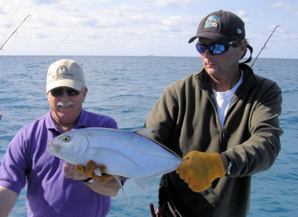 Yellow Jack caught deep sea fishing in Key West, Florida on Charter boat Southbound from Charter Boat Row, Key West