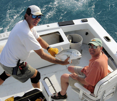 Cravalle Jack caught fishing in Key West, florida on charter boat Southbound