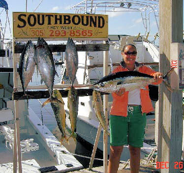Black Fin Tuna caught aboard Southbound in Key West Florida in 2005