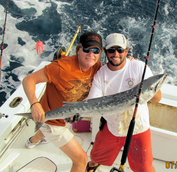 Barracuda caught in Key West fisihing on charter boat Southbound from Charter Boat Row, Key West Florida