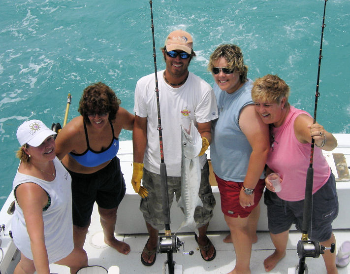 Barracuda caught fishing Key West Florida on charter boat Southbound