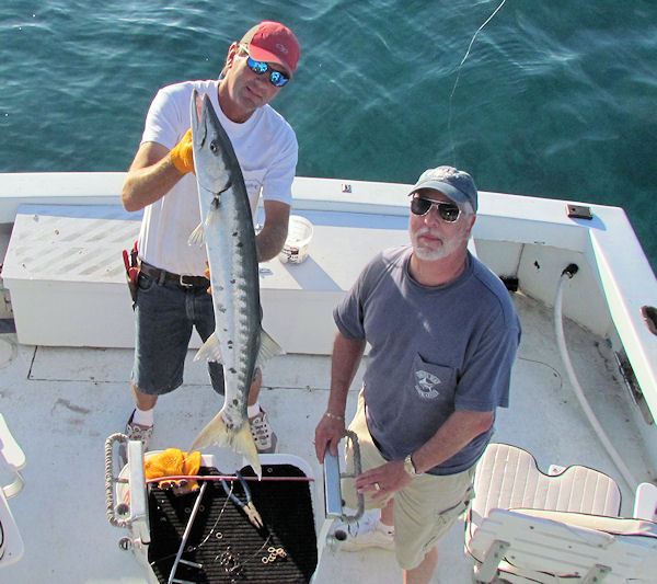 Barracuda caught in Key West fisihing on charter boat Southbound from Charter Boat Row, Key West Florida