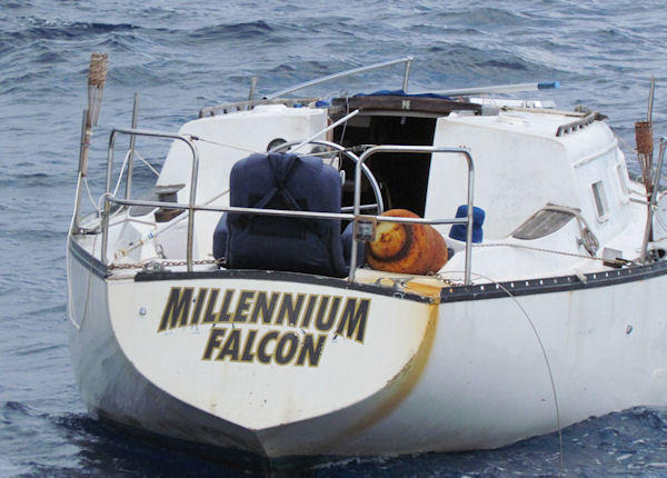 Sailboat found adrift while in Key West fishing on charter boat Southbound from Charter Boat Row